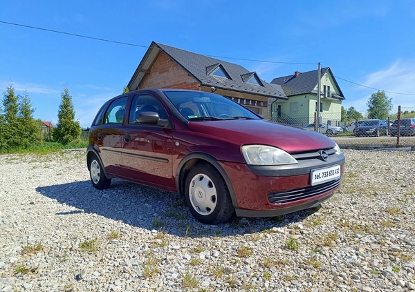 Opel Corsa cena 3350 przebieg: 184690, rok produkcji 2002 z Ożarów Mazowiecki małe 191